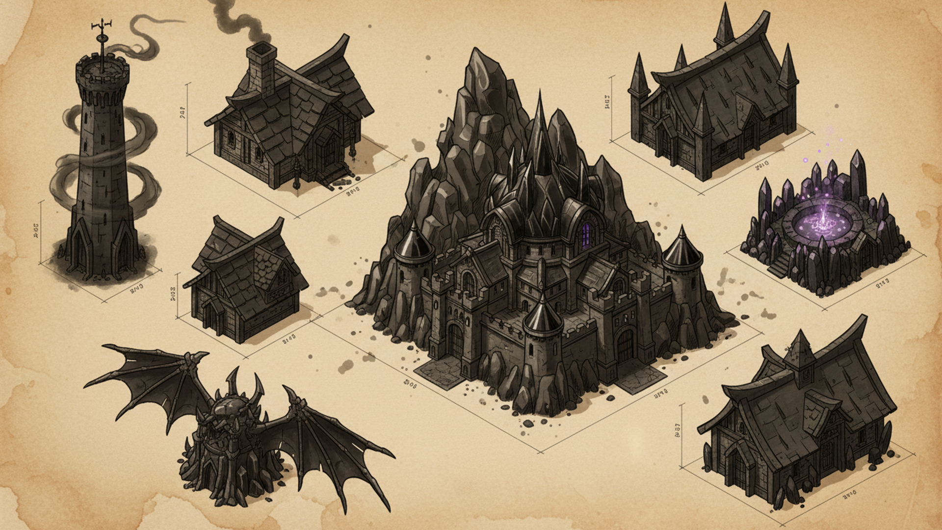 Dark Elves buildings